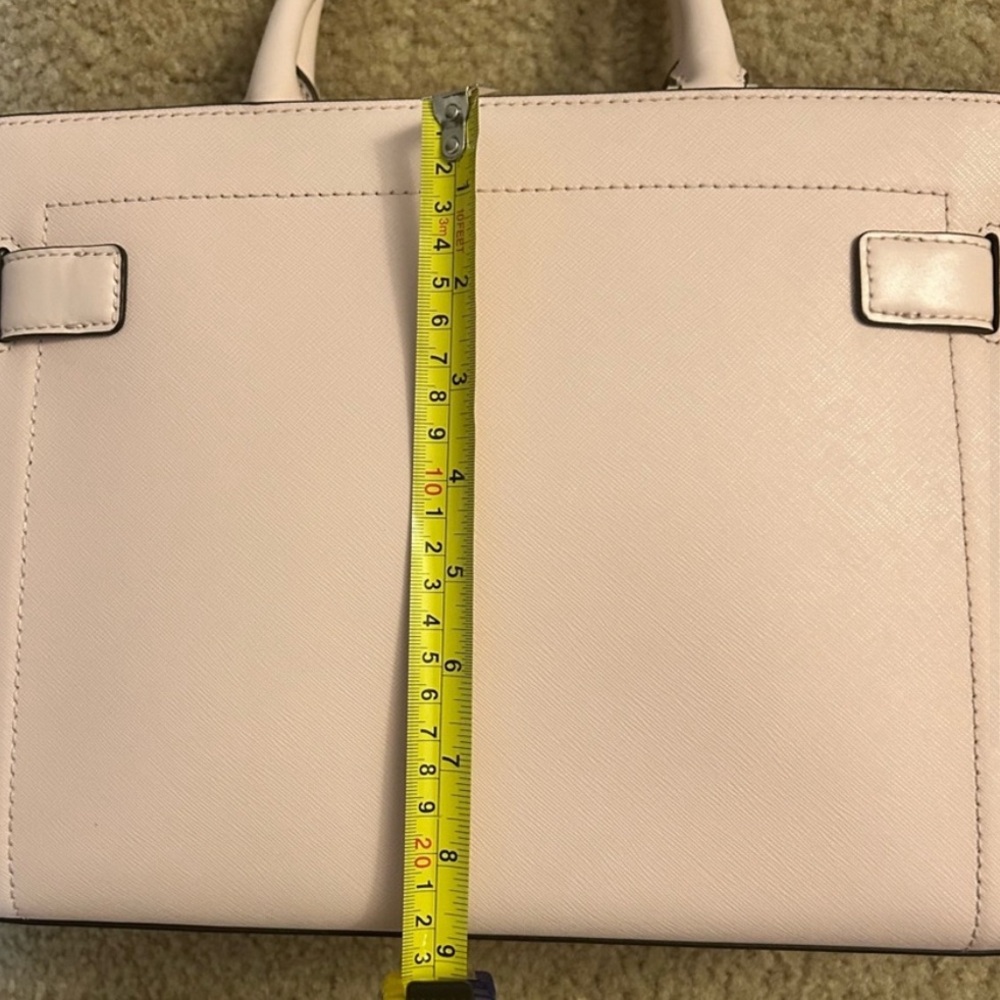 NWT Michael Kors Rayne satchel Elegant blush Pink Handbag w feet. New never used - Picture 11 of 12